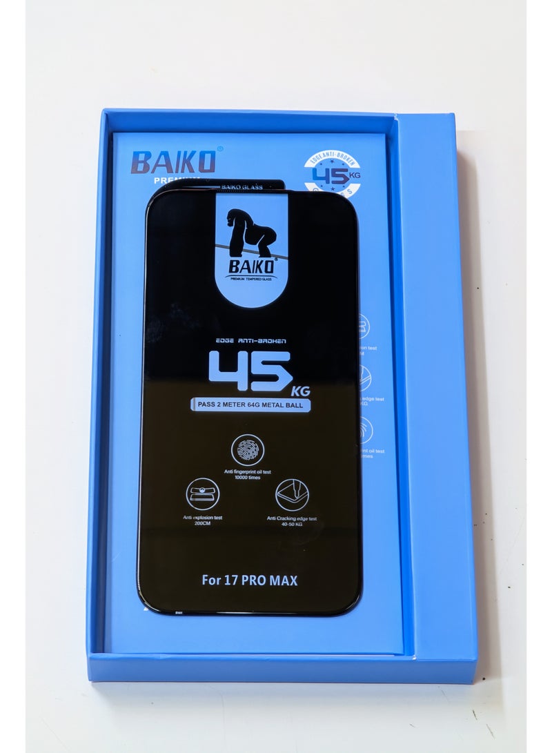 Baiko Premium Anti-Broken Glass Screen Protector iPhone 17 Pro Max - Image 2